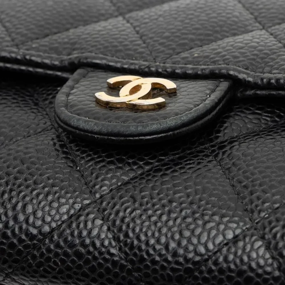 Chanel Caviar Leather Classic Long Wallet